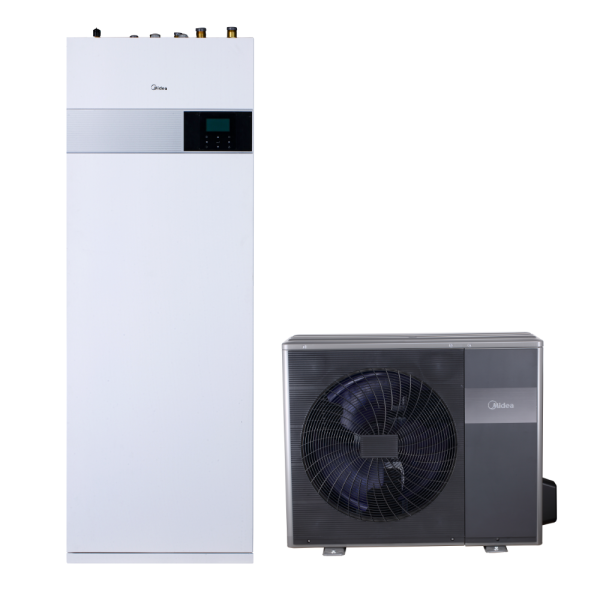 Midea MHA-V16W/D2N8-B2H2-IWT240 M-Thermal osztott hőszivattyú (R32, 16 kW, 1 fázis, 240l, fekete)
